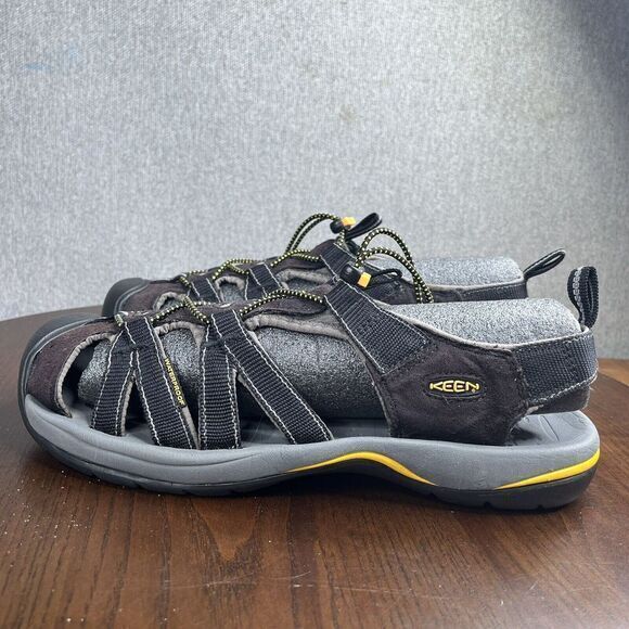 Keen Newport Sandals Men's 11 Black Waterproof Comfort Sport‎ Hiking Fisherman - Picture 1 of 16